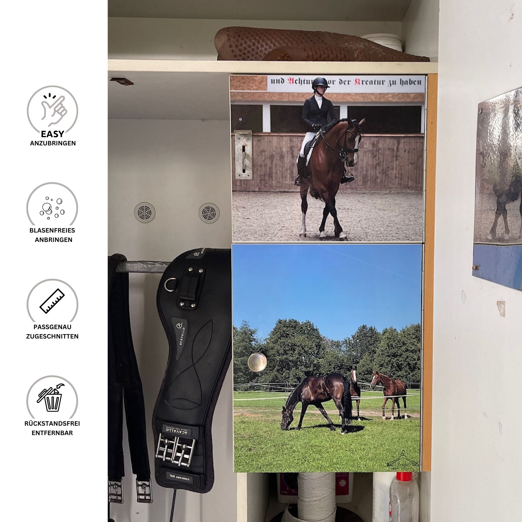 Innenfach Folie personalisiert mit eigenen Fotos