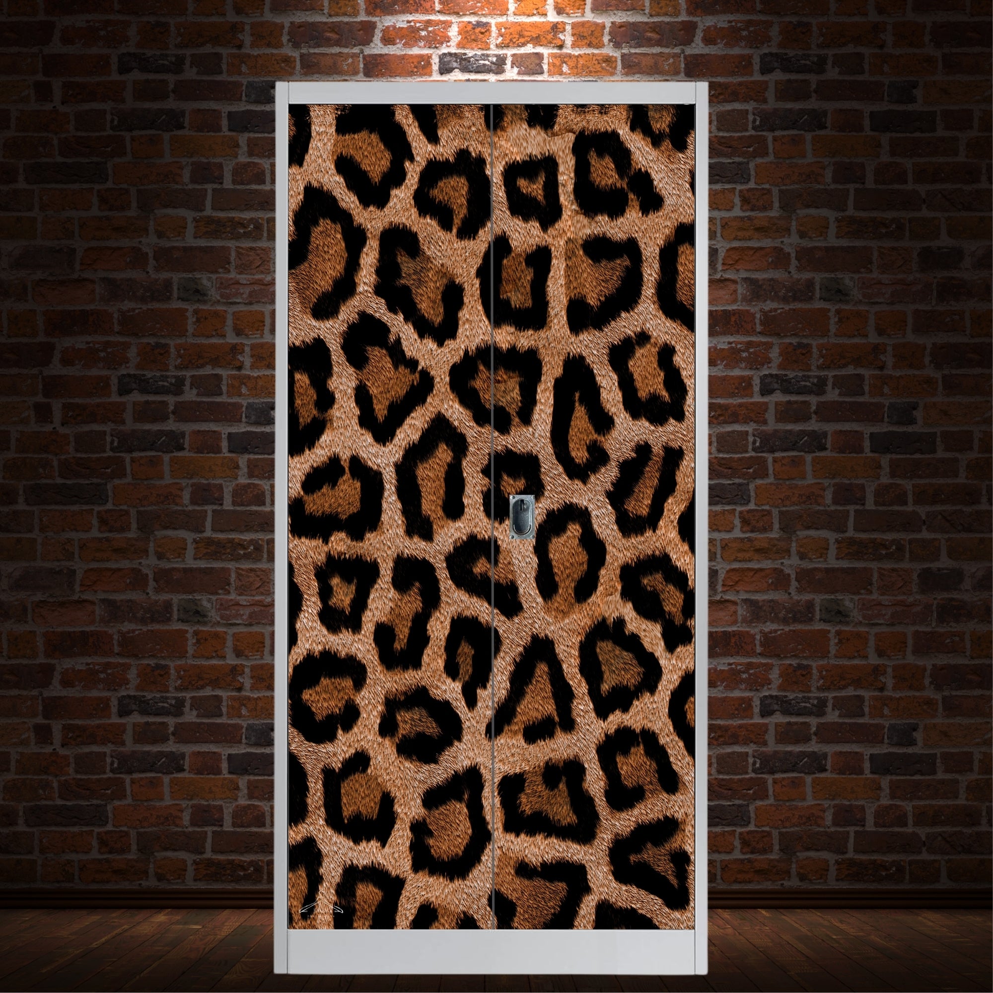 Sattelschrank Folie "Leopard"