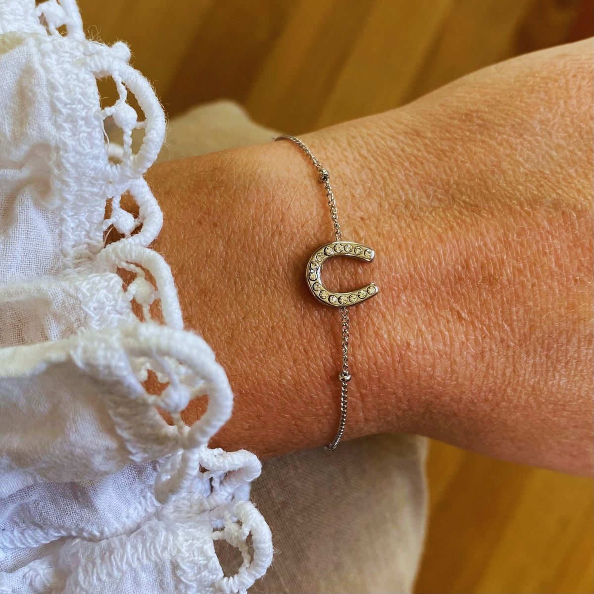 Armband - FIERA STRASS Silber