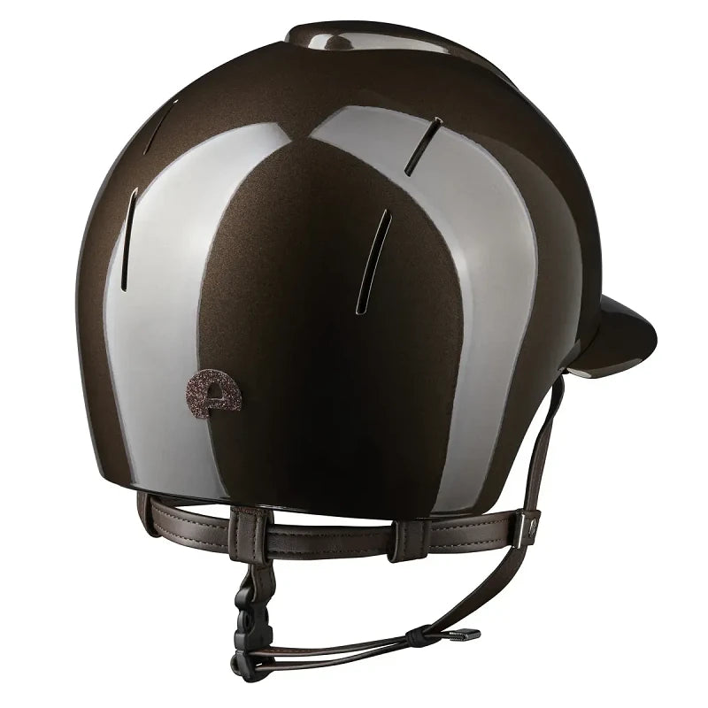 KEP Nova Reithelm Metal polish Glitzer Riemen Polovisier